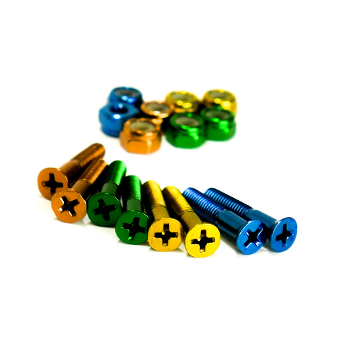 Skateboard hardware bolt kits 7/8'' to 2''