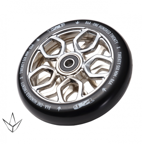 ENVY 120MM WHEEL LAMBO CHROME -BK