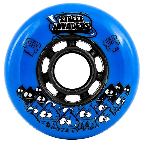 FR Street invader wheel 72 to 80 mm 9 colour variations 4 pack