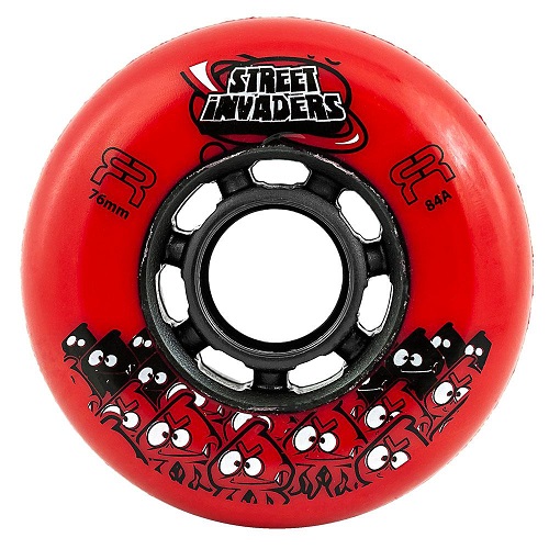 FR Street invader wheel 72 to 80 mm 9 colour variations 4 pack - Image 7