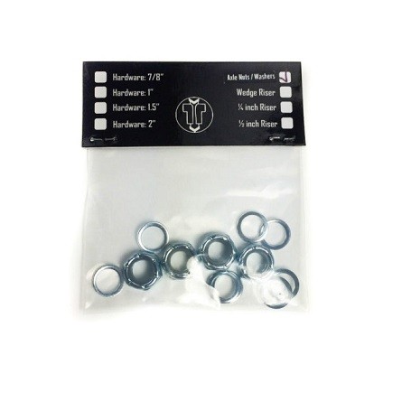 Trinity wheel axle nut and washer kit 8mm
