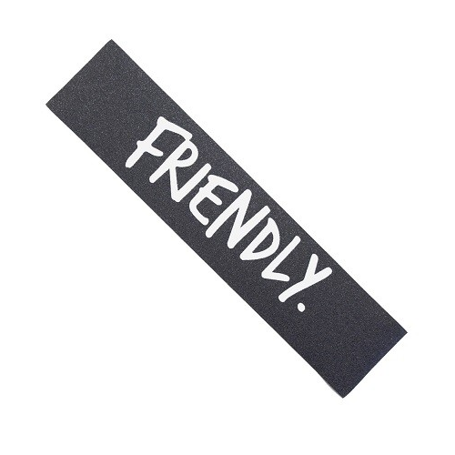 Friendly white logo Grip tape