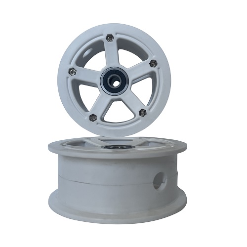 Dirt scooter nylon wheel complete with 10mm bearings