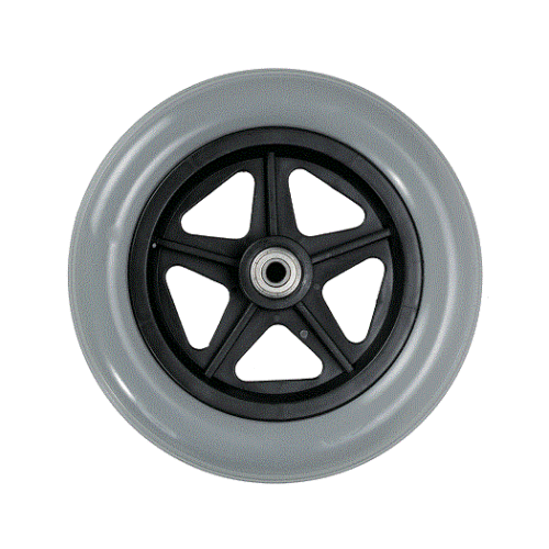 Solid 7" pu replacement 7 x 1 1/4 wheel