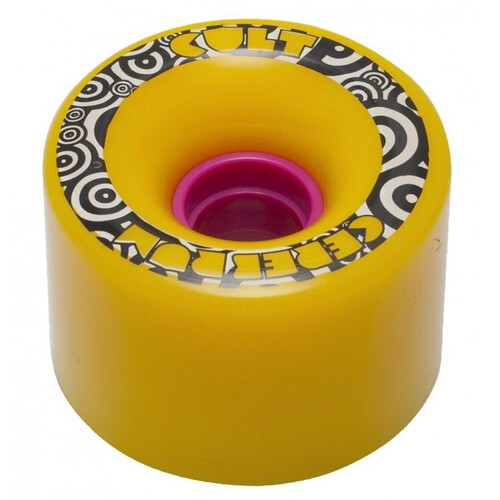 Skateboard wheels yellow Cerebrum 71mm