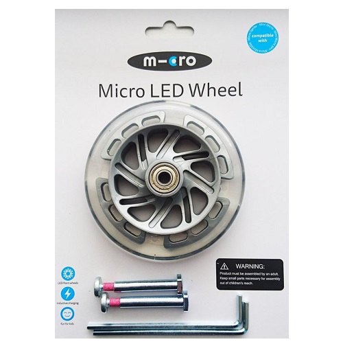 Micro Led clear wheels 2pack 120 mm