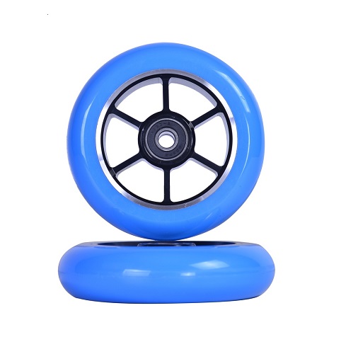 Grit 100 scooter wheels made of 6061 CNC alloy sold in pairs - Image 7