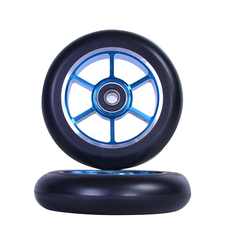 Grit 100 scooter wheels made of 6061 CNC alloy sold in pairs - Image 18