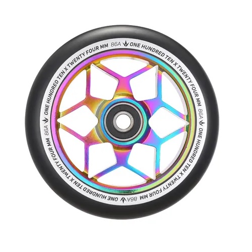 Envy V2 Diamond 110mm alloy core wheels wheel 6 colours