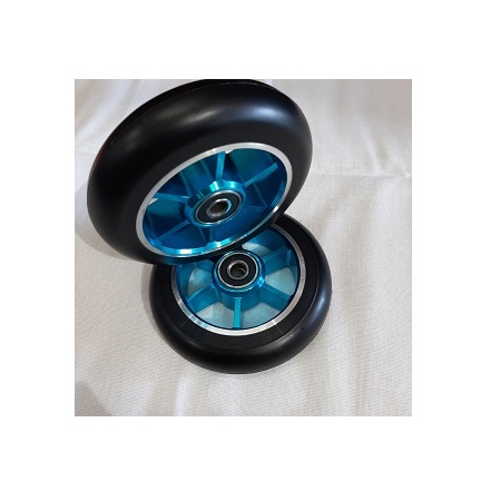 Grit 100 scooter wheels made of 6061 CNC alloy sold in pairs - Image 10