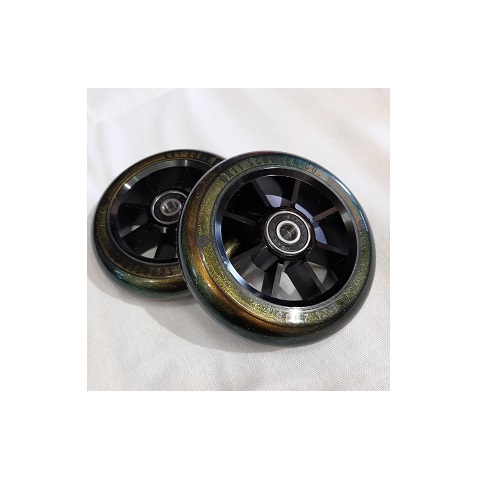 Grit gold-clear wheel 110mm 6061 CNC aluminium per 2 wheels