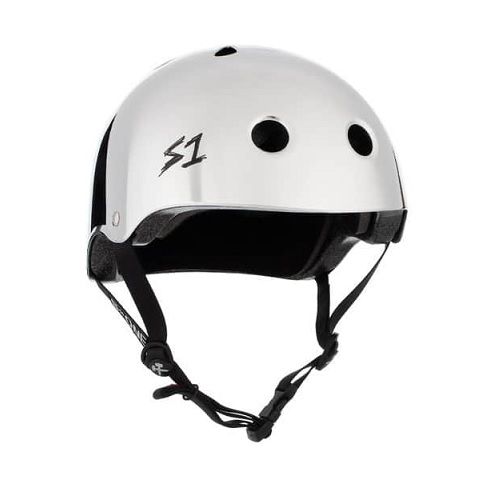 S one mirror chrome lifer helmet 3 world standards 51.5 to 59.8 cm