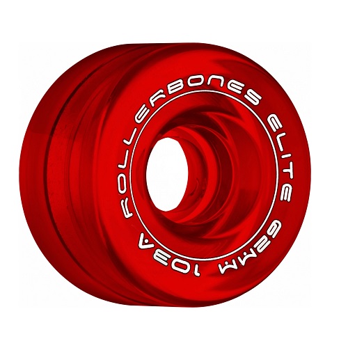 Bones Elite White Wheel red