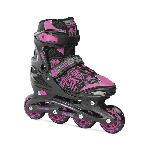 Roces pink-black Jokey 3.0 inline skates adjustable