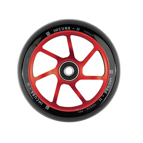 Ethic incube V2 red 110 mm 24 mm wide (per pair)