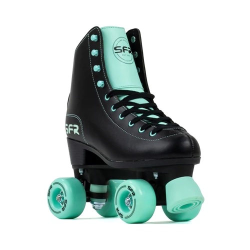 SFR black green children's style figure skates to 50kg