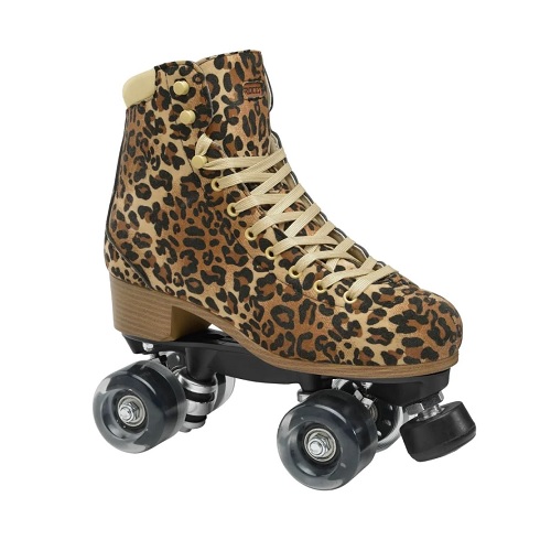 Roces leopard print piper skates