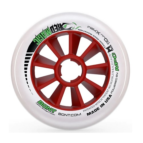 Bont magic 110 red speed wheels sold sets of 6