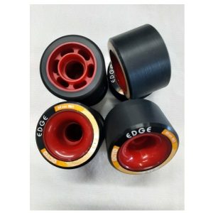 Edge red-black indoor wheels 88a x 36 mm wide set of 8
