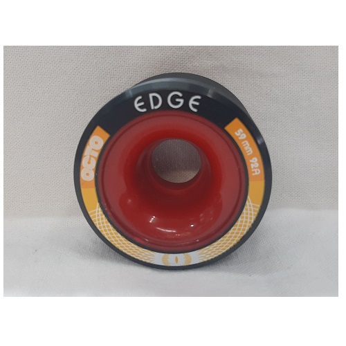 Edge red-black indoor wheels 88a x 36 mm wide set of 8