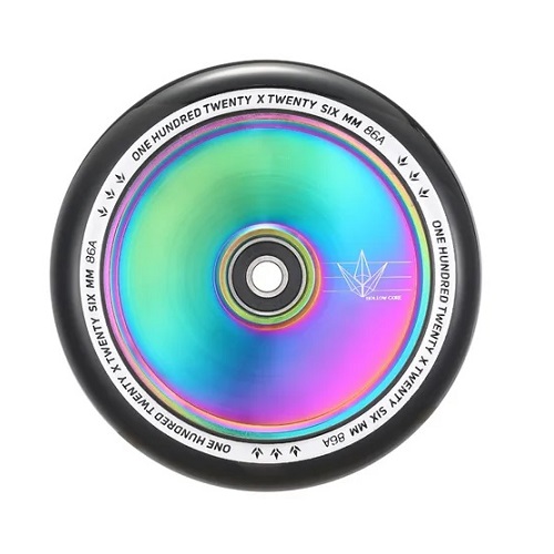 Envy 120mm oil slick hollow core wheel