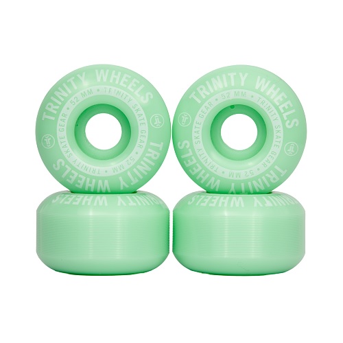 Trinity mint green V-cut wheels
