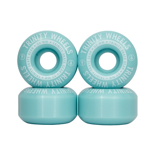 Trinity turquoise V-cut wheels