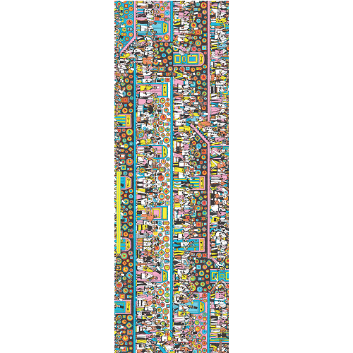 Fruity wheres Wally Adventures grip tape 33''x 9'' - Image 6