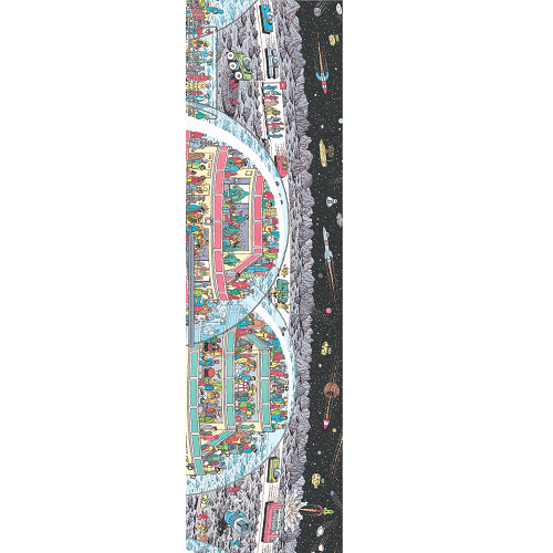 Fruity wheres Wally Adventures grip tape 33''x 9'' - Image 5