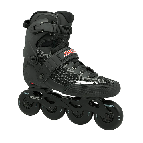 Seba GT 80 Black Skate soft boot rockered frame