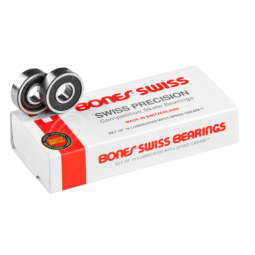 Bones Swiss 8 mm bearings set of 16 for roller skates