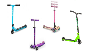 Children's / adult 2 & 3 wheel recreational scooters