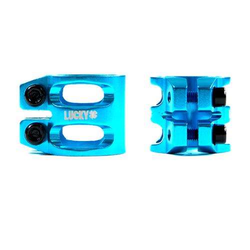 Lucky double bolt blue O/S 34.5 clamp