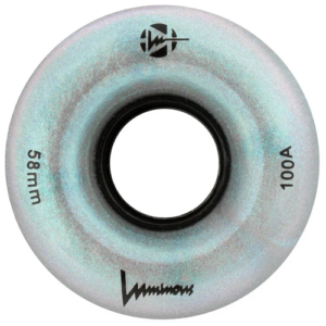 Luminous LED 58 mm glitter wheels