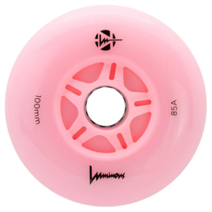 Luminous 100 mm led wheels 8 pack 2 colours