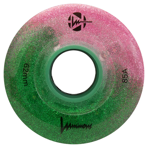 Luminous LED glitter wheels 10 colours 62mm x 85a set of 4 - Image 7