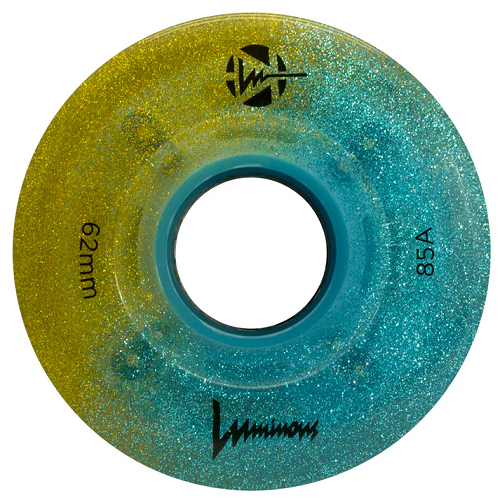 Luminous LED glitter wheels 10 colours 62mm x 85a set of 4 - Image 5