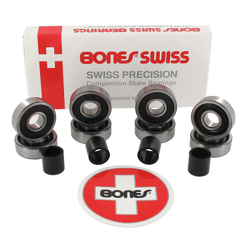 Bones Swiss bearing set of 8 for skateboards
