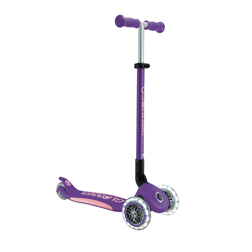 Globber Primo fold plus with LED wheels V2 scooter 4 colours - Image 3