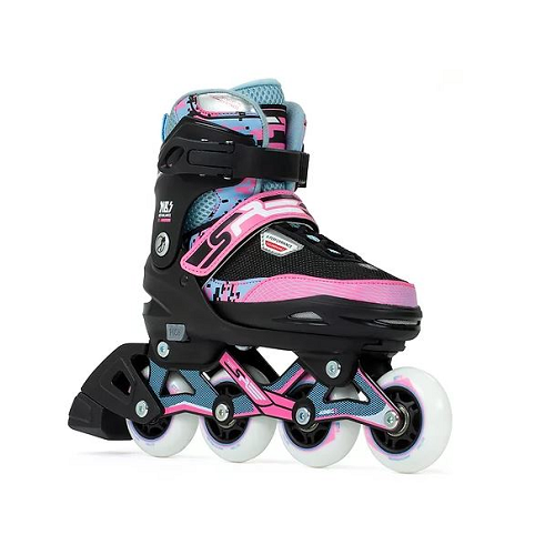 SFR Pixel Inline Skates Blue-Pink Adjustable