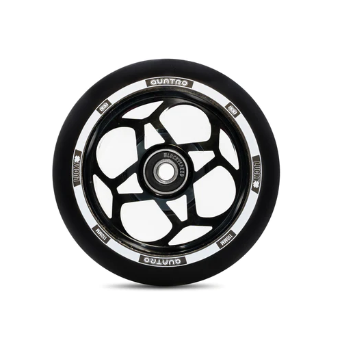 Lucky Quatro black on black 110 mm pro-scooter wheels sets of 2